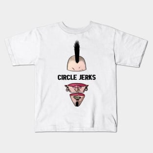 Punk Man Circle Jerks Kids T-Shirt